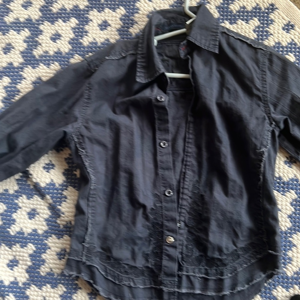 Vintage style guess kids buttoned up shirt